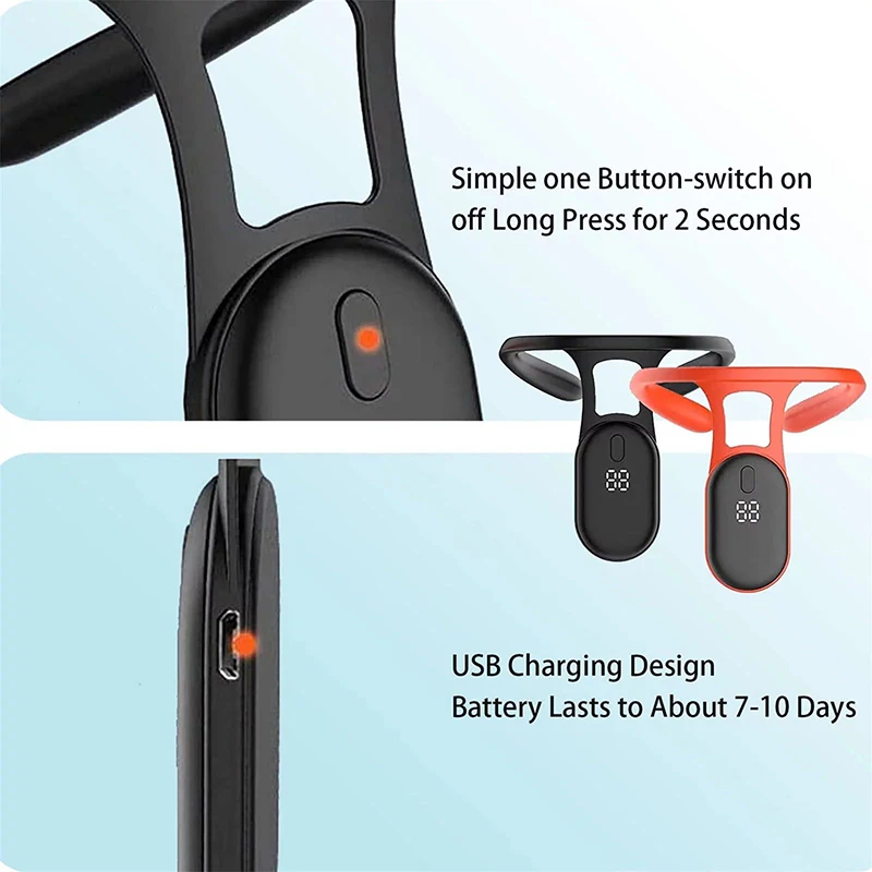 สมาร์ทท่าทาง Corrector Miicro การสั่นสะเทือนท่าทางการฝึกอบรม Reminder Sensor กลับท่าทางคอ Hump Corrector สําหรับเด็กผู้ใหญ่