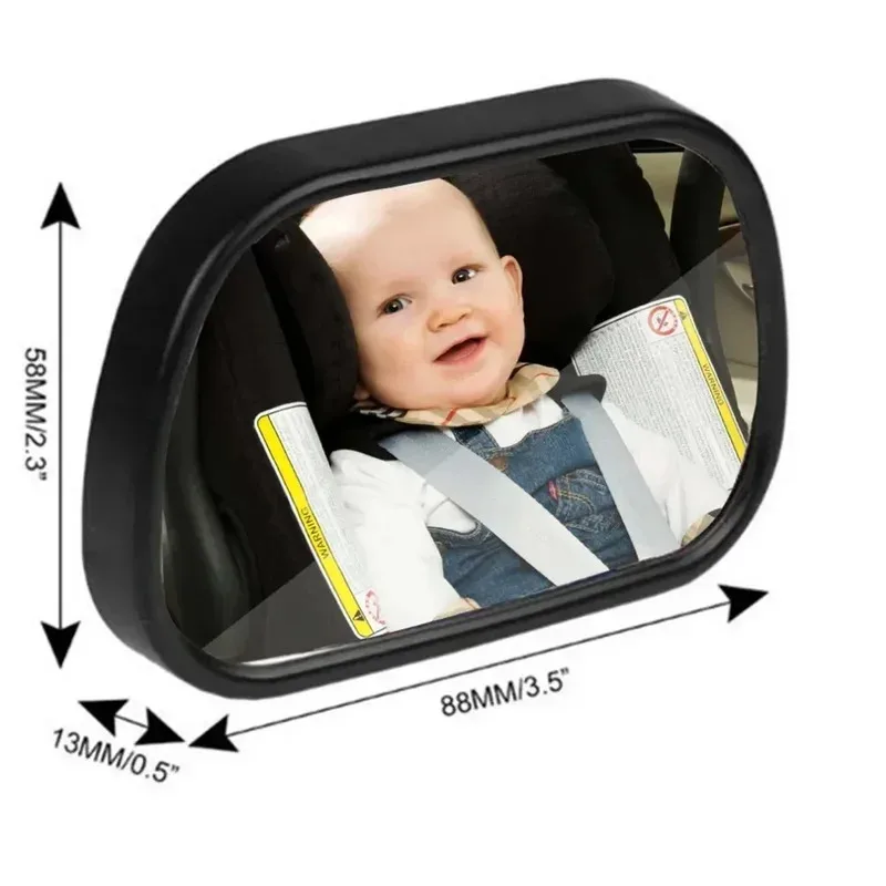 Verstelbare Auto Baby Achteruitkijkspiegel Baby Achterbank Achteruitkijkspiegel 2 in 1 Mini Veiligheid Kind Baby Kids Bolle Kijkspiegel