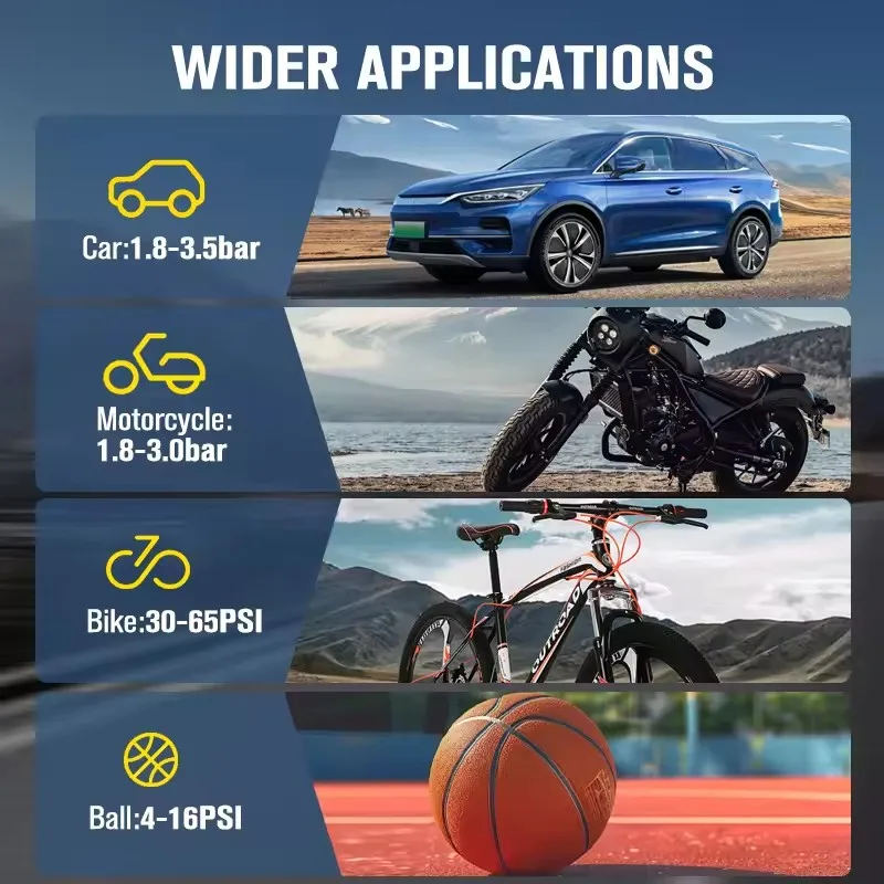 Nuovo 2025 Xiaomi Norma Mijia Pompa di Aria 2/2D 25% Velocità Boost Compressore D'aria Elettrico Portatile Tesoro 150PSI Tipo-C LED Gonfiatore