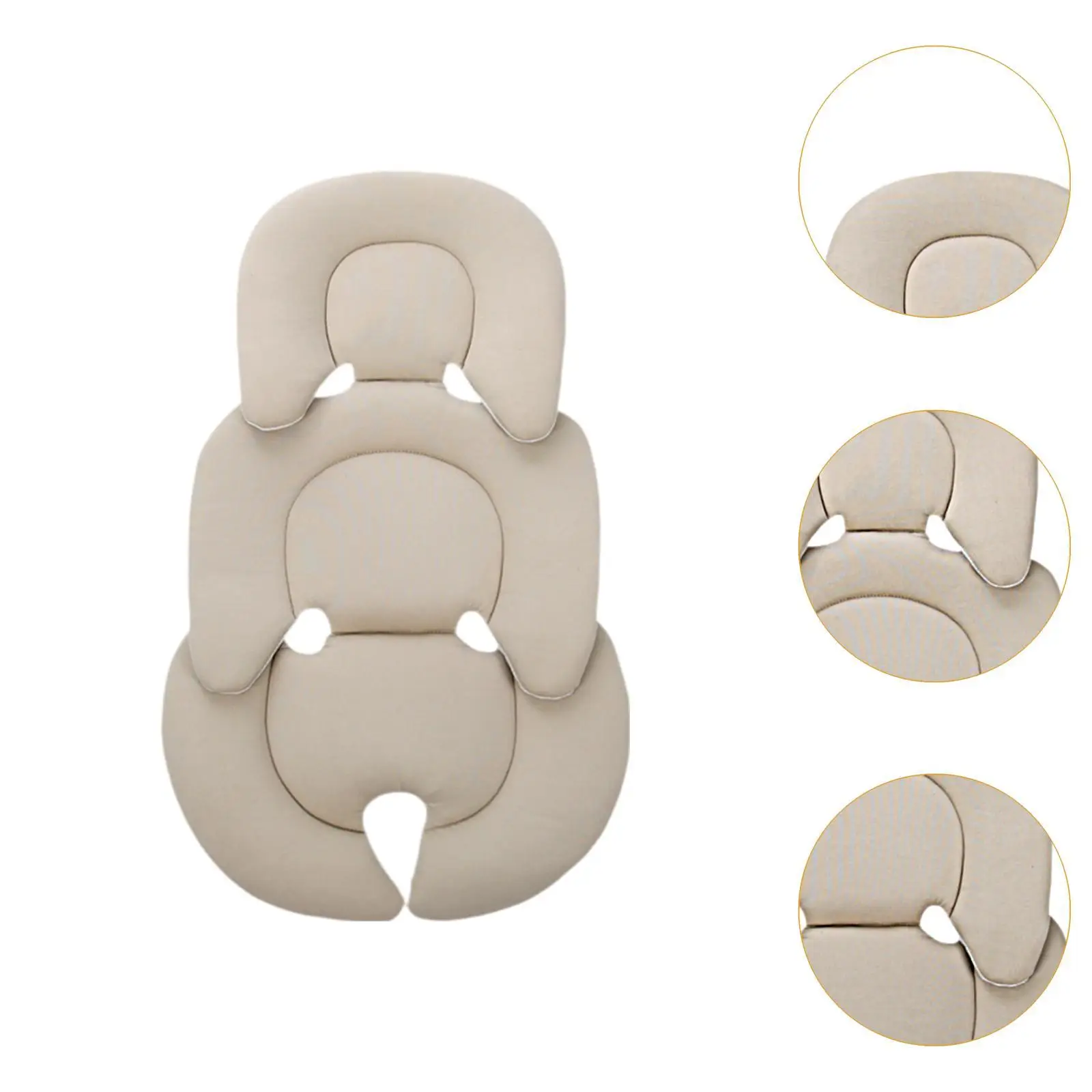 Cojín para cochecito de bebé, cómodo cojín de inserción de asiento para cochecito de coche