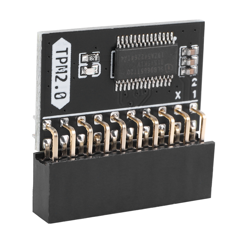 Módulo de proteção lpc 20pin para asus TPM-L r2.0/gigabyte GC-TPM2.0 módulo de plataforma de confiança compatível 20 pinos 20-1 l2p7