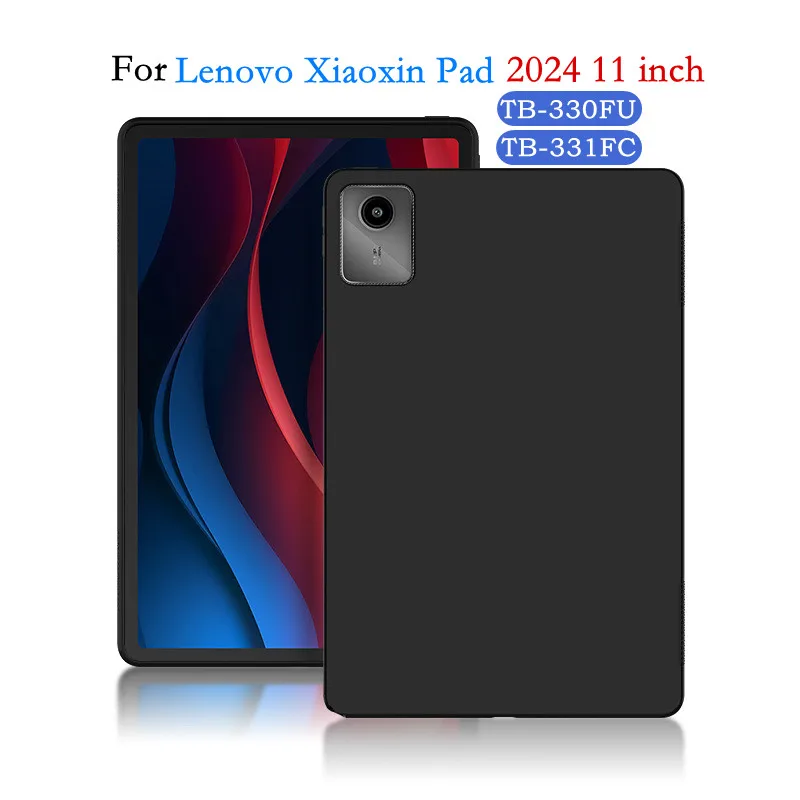 Pour Xiaoxin Pad 2024 étui 11 pouces tablette coque arrière couverture souple pour Lenovo Tab M11 Xiaoxin Pad 2024 TB330FU TB331FC coque en silicone