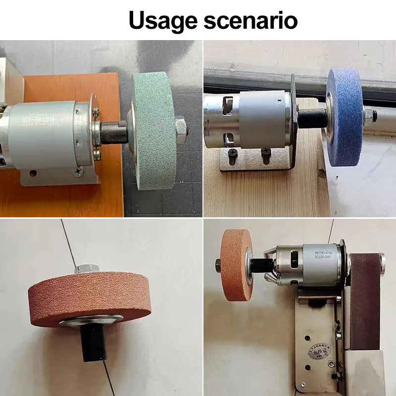 10 mm Spindeladapter zum Schleifen und Polieren, 5 mm/6 mm/8 mm/10 mm/12 mm/14 mm/16 mm Schaftmotor, Tischschleifer