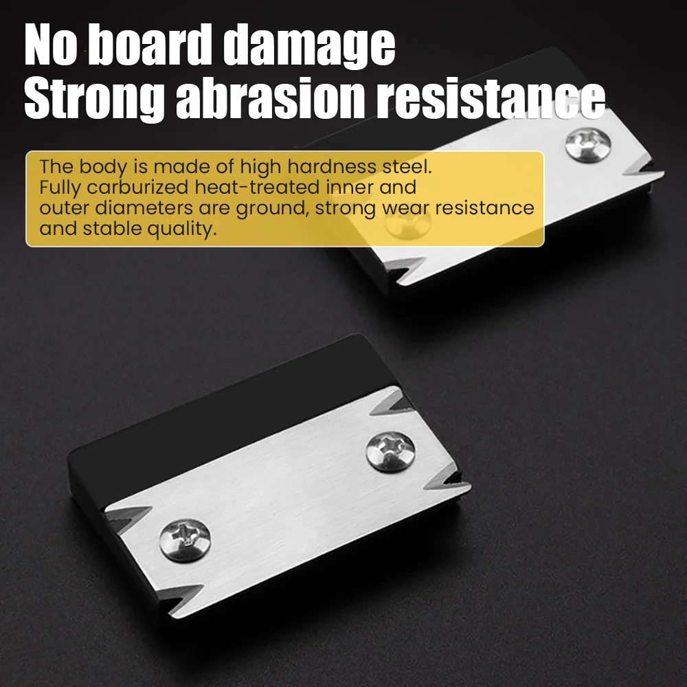 Manual Edge Trimmer Right Angle Woodworking Plane Edge Sealing Blade Wood Chamfer and Rounded Blade Woodworking Hand Tool