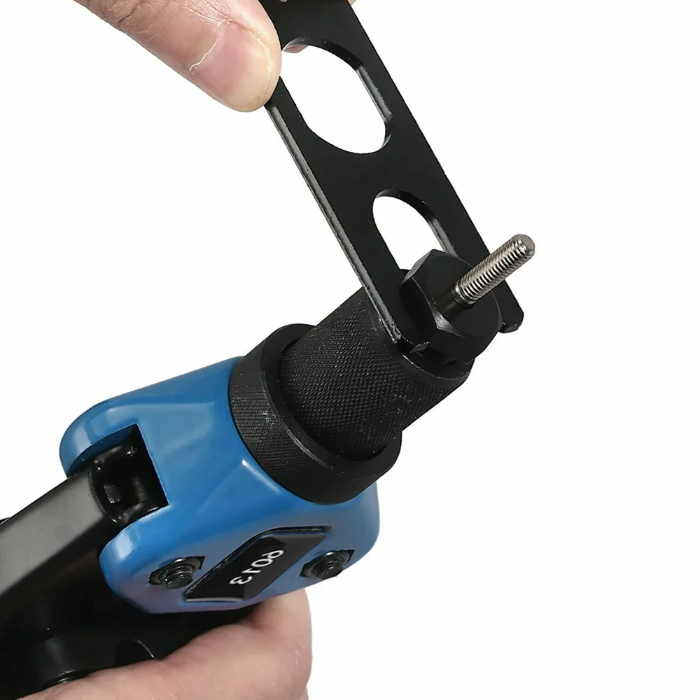 Juego de alicates para tuercas de remache, juego de alicates para remaches de rosca, 110 tuercas para remaches en M5 M6 M8 M10 M12, pistola para tuercas de remache manual de alta resistencia