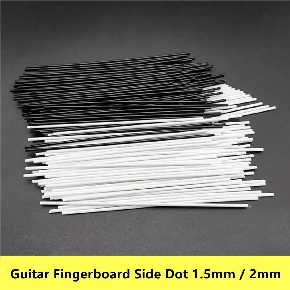 5 Chiếc Đàn Guitar Ván Trượt Ngón Tay Bên Ốp Hoa Chấm Bi Vị Trí Đánh Dấu 1.5Mm, 2Mm Chất Lượng Cao Phụ Kiện Guitar Bên Chấm