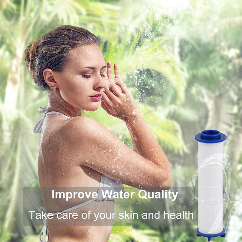 Reemplazo de filtro de cabezal de ducha para limpieza de agua de ducha, 1 a 50 Uds., reduce los productos químicos, bloques de cloro, restaura el equilibrio del PH