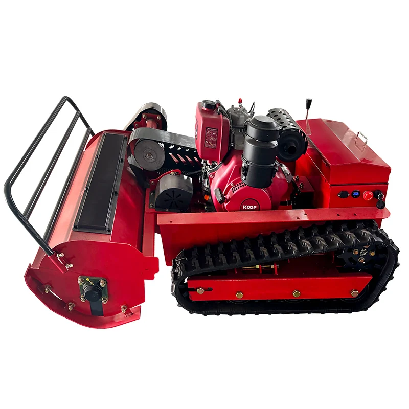 Customized 800mm 1000mm 1200mm Factory Cheap Grass Cutter Robot Crawler Remote Control Flial MowerWith CE EPA Certificate