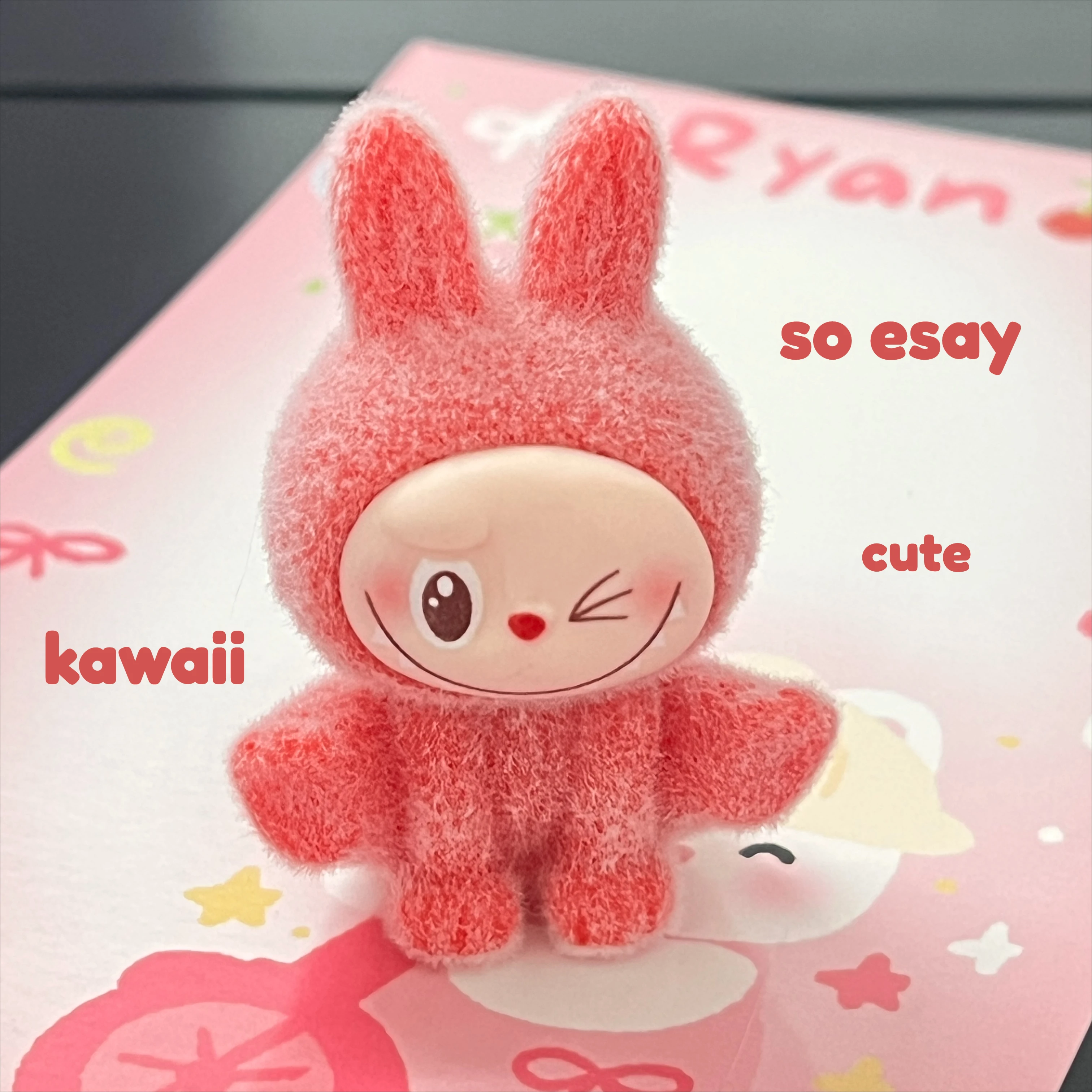Kawaii Mini Labubu Doll Blind Box Miniso Plush Labubu Figurine Mysterious Box
