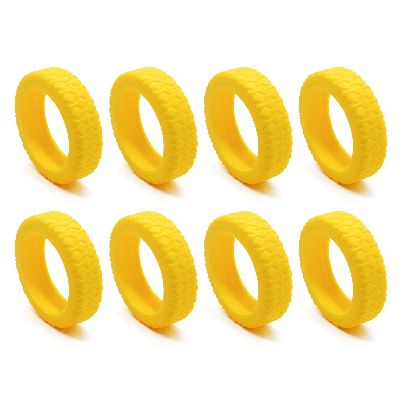 Cubierta protectora de silicona para rueda de equipaje, accesorio de maleta, antideslizante, funda de carro, funda silenciosa, 8/4 piezas