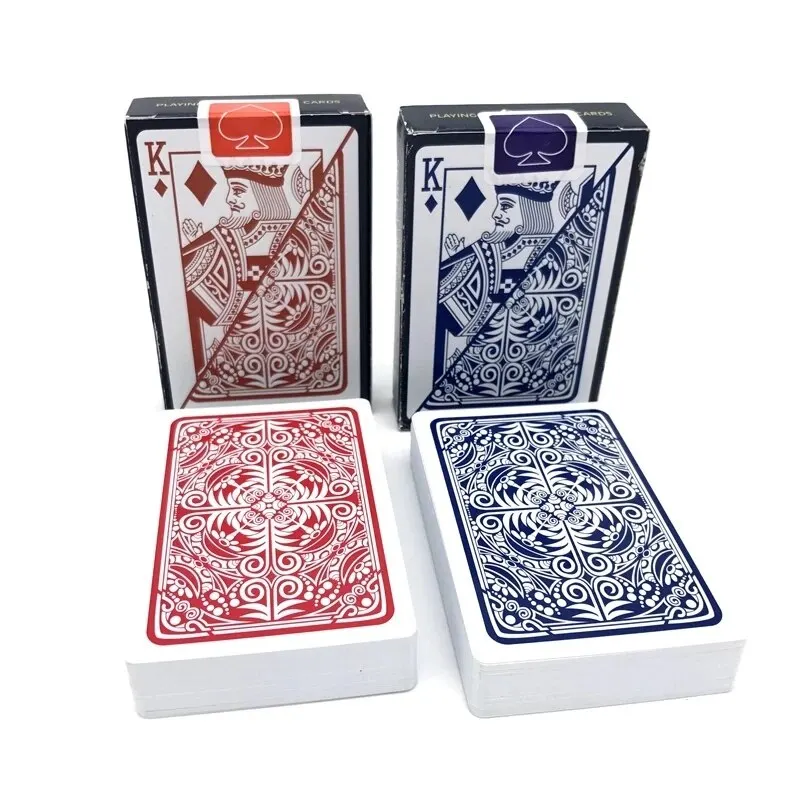Cartas de jogo de plástico 5,8 cm x 8,8 cm à prova d'água dobrável reparação grama pvc lavável adulto soha ponte entretenimento