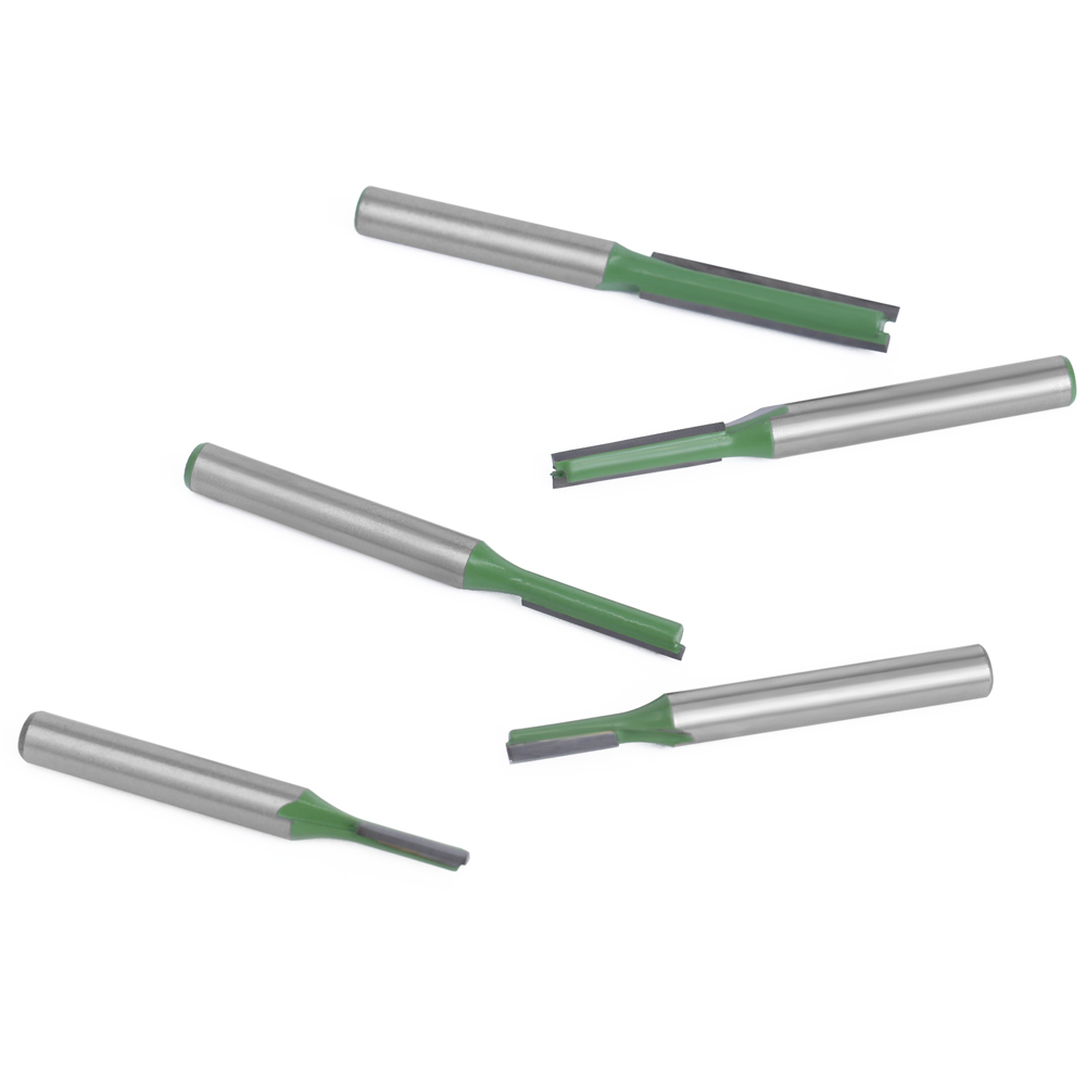 LAVIE 1 6mm Chuôi Thẳng Hơi Hợp Kim Vonfram Đơn Đôi Sáo Router Bit Phay Gỗ Cắt cho Đồ Gỗ dụng cụ MC06020