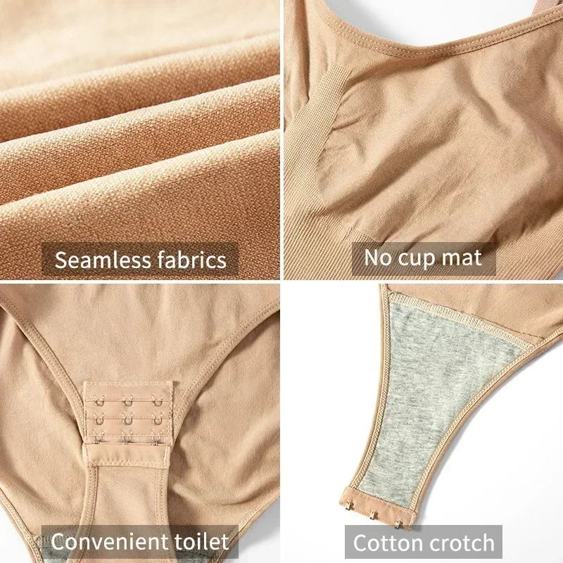 Body moldeador sólido sin costuras de 1 pieza, moldeador de cuerpo más delgado para levantamiento de glúteos y Control de barriga, ropa interior y ropa moldeadora para mujer