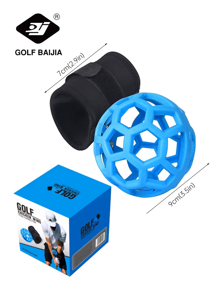 Treinador de balanço de bola inteligente de golfe, equipamento de bola de auxílio para treinamento de golfe portátil, treinamento de correção de postura de bola inteligente para iniciantes