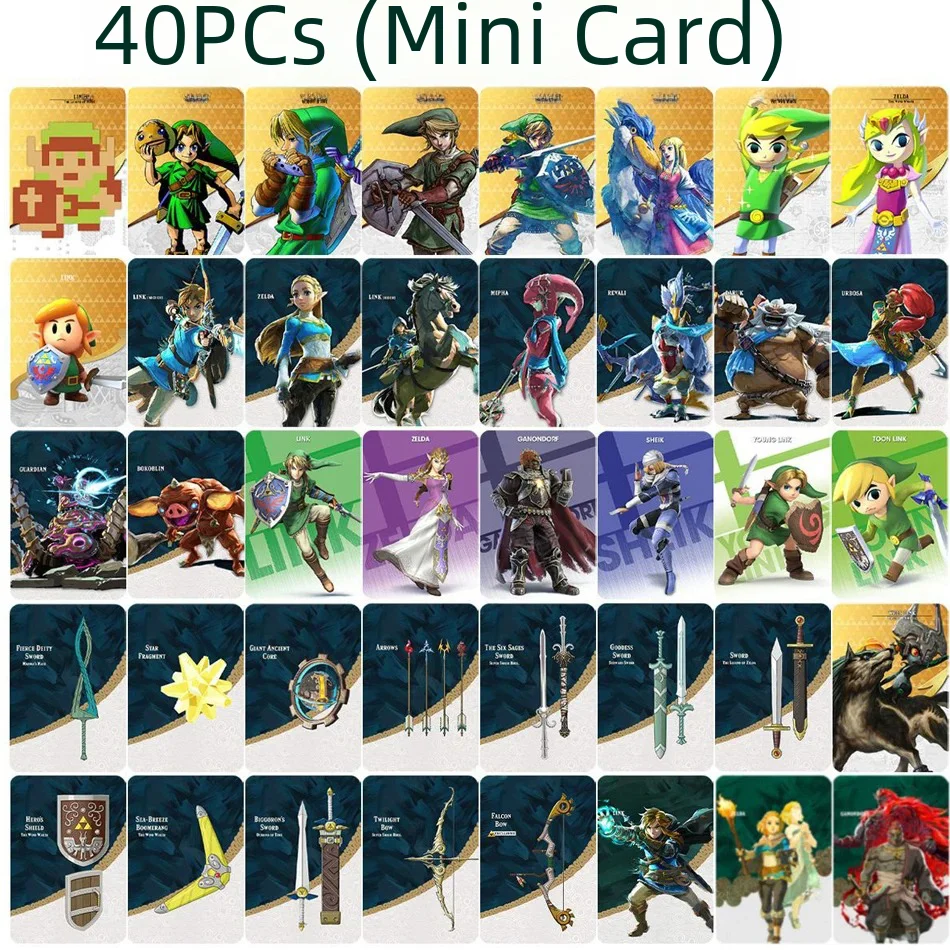 การ์ด Splatoon Zelda Amiibo ใหม่ใช้กับ Legend of Zelda: Tears of the Kingdo และ Breath of the Wild ล่าสุด Paragliding NFC