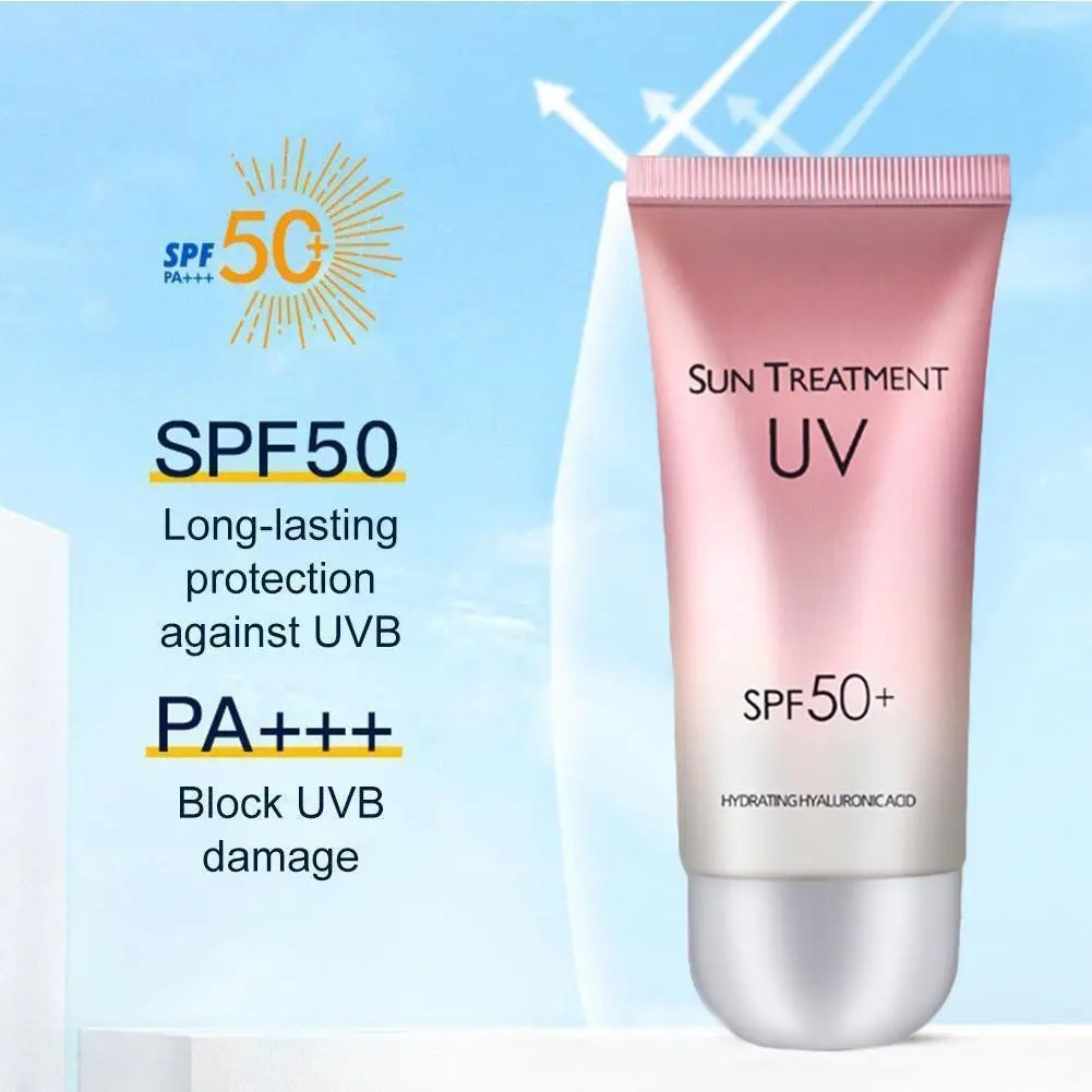 Protetor solar spf 50 + creme solar facial corpo pele creme protetor óleo-controle hidratante rosto corpo cuidados com a pele