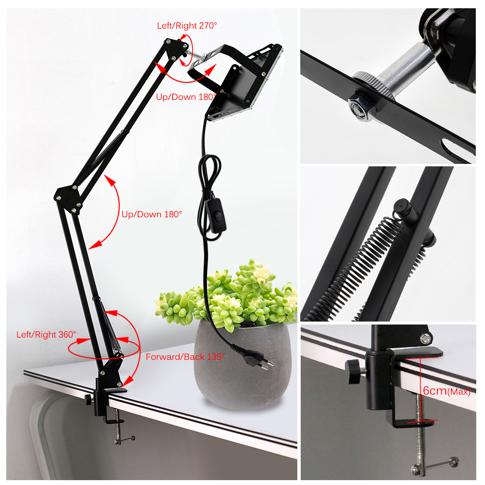 50 ワット 100 ワット 150 ワット LED 成長ライトスタンド付きフルスペクトル太陽のような LED フィトランプ屋内温室植物成長照明