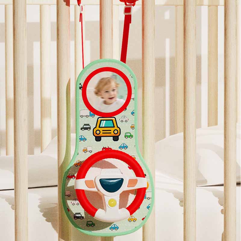 Детская модель заднего сиденья, имитация вождения с музыкальными звуками, имитация рулевого колеса, игрушка