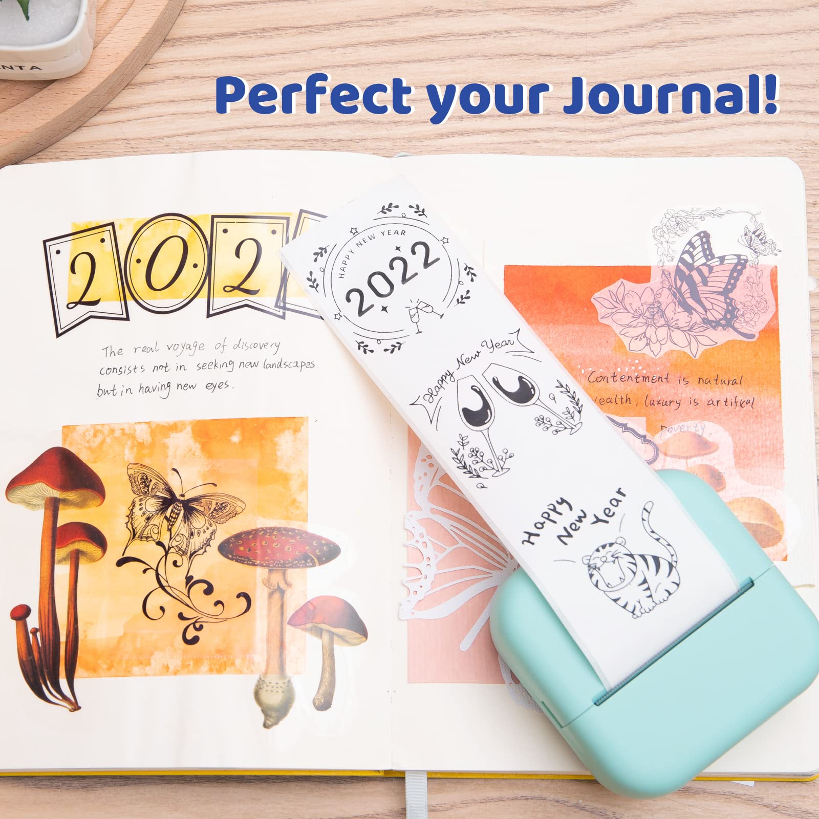 Mini papel adhesivo para impresora, rollos de papel térmico de Color para Paperang P1 P6 A6 A8 y Mini impresora, Paperang de 25x57mm para notas y fotos