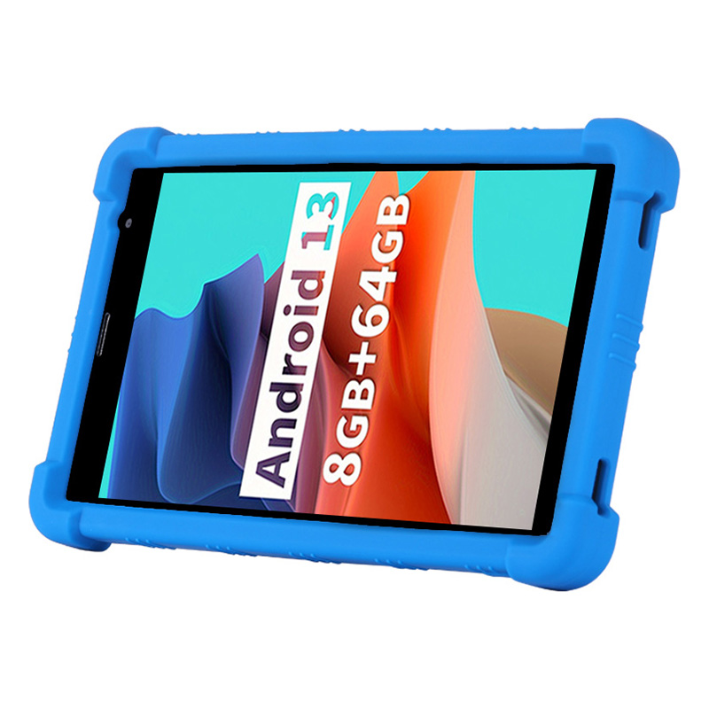 Funda para PRITOM Tronpad B8 / NEWISION VOLENTEX L8, funda segura para tableta de 8 pulgadas, funda con soporte de silicona a prueba de golpes