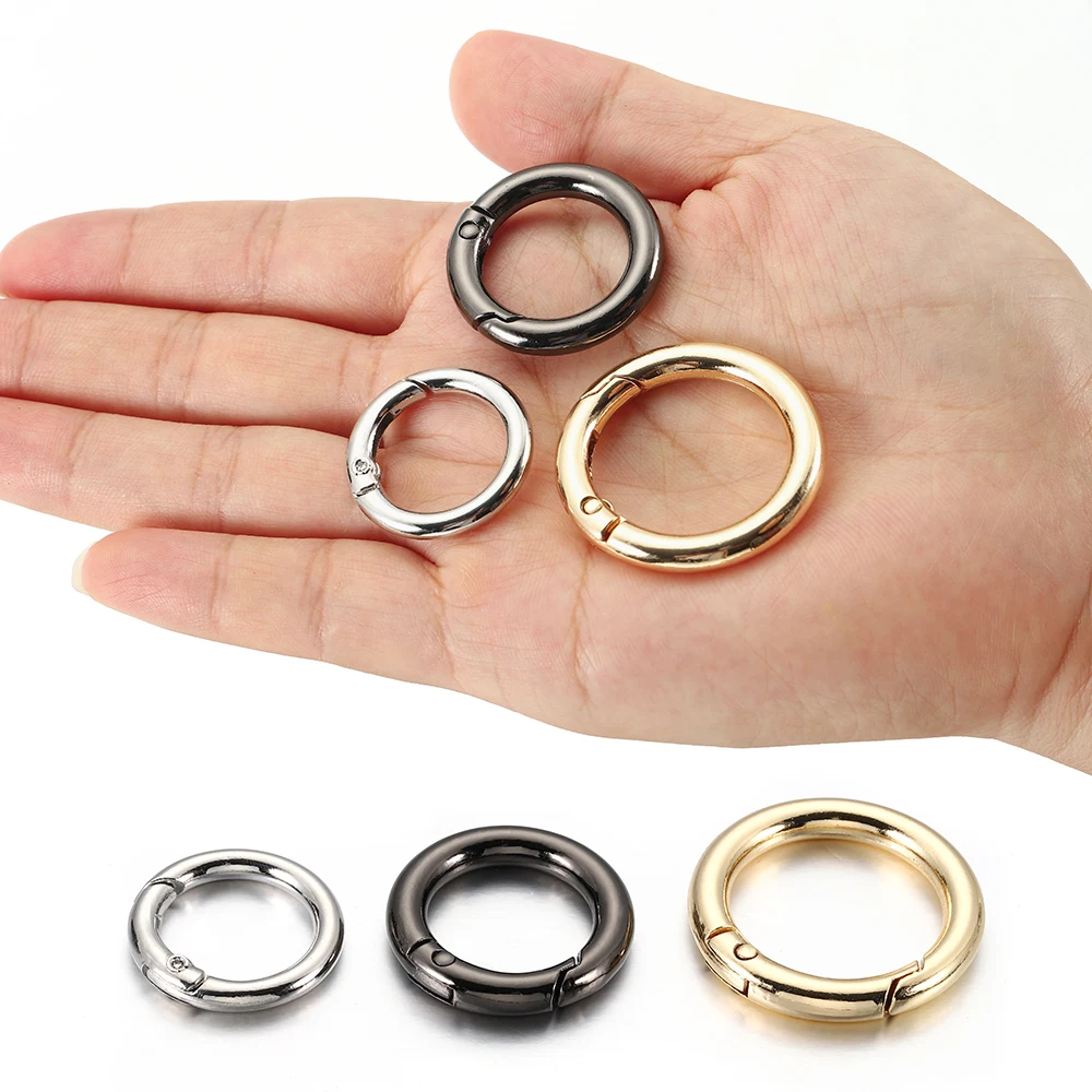 10 Chiếc/5 Chiếc Lò Xo Khóa Móc Khóa Vòng KC Vàng Màu Mở Vòng Móc Neo Móc Khóa Túi Dây chìa Khóa Trang Sức Làm DIY