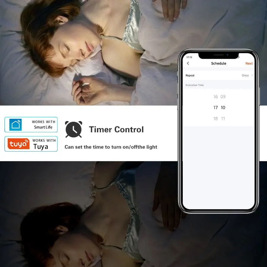 Tuya GU10 Lampadina intelligente dimmerabile Lampade a LED WiFi o Bluetooth Lampadina per faretti di controllo app Smart Life Funziona con Alexa Google