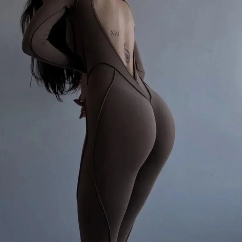 Farbe Patchwork Overall Frauen Sexy Backless Workout Fitness Einem Stück Strampler Beiläufige Dünne Weibliche Kurzarm Overall Outfits