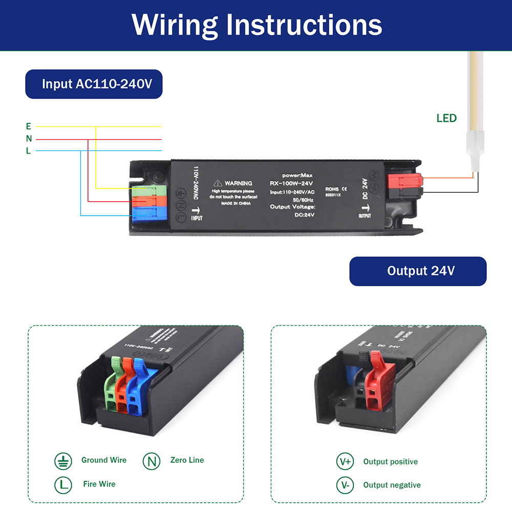 Ultra Thin Lighting Transformers 110V 220V to 12V 24V 60W 100W 200W 300W 400W For CCTV LED Strip Power Supply Adapter Driver