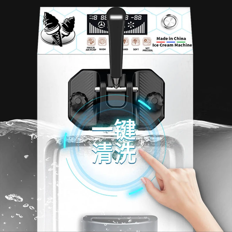 Easy Operating Very Popular Table Top Model Mini Home Use Ice Cream Making Machine