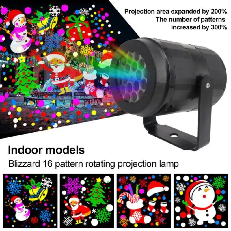 クリスマスプロジェクターライト屋外ホリデー Led 投影ランプ防水クリスマス装飾スノーフレークレーザーライトパーティーステージライト