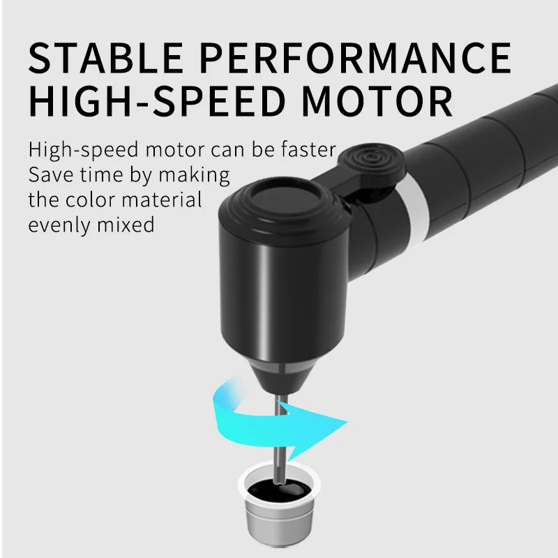 タトゥーインクミキサーペンデバイスと 5 個のミキシングスティック電気タトゥー顔料撹拌ロッド着色アクセサリーインクミキサー