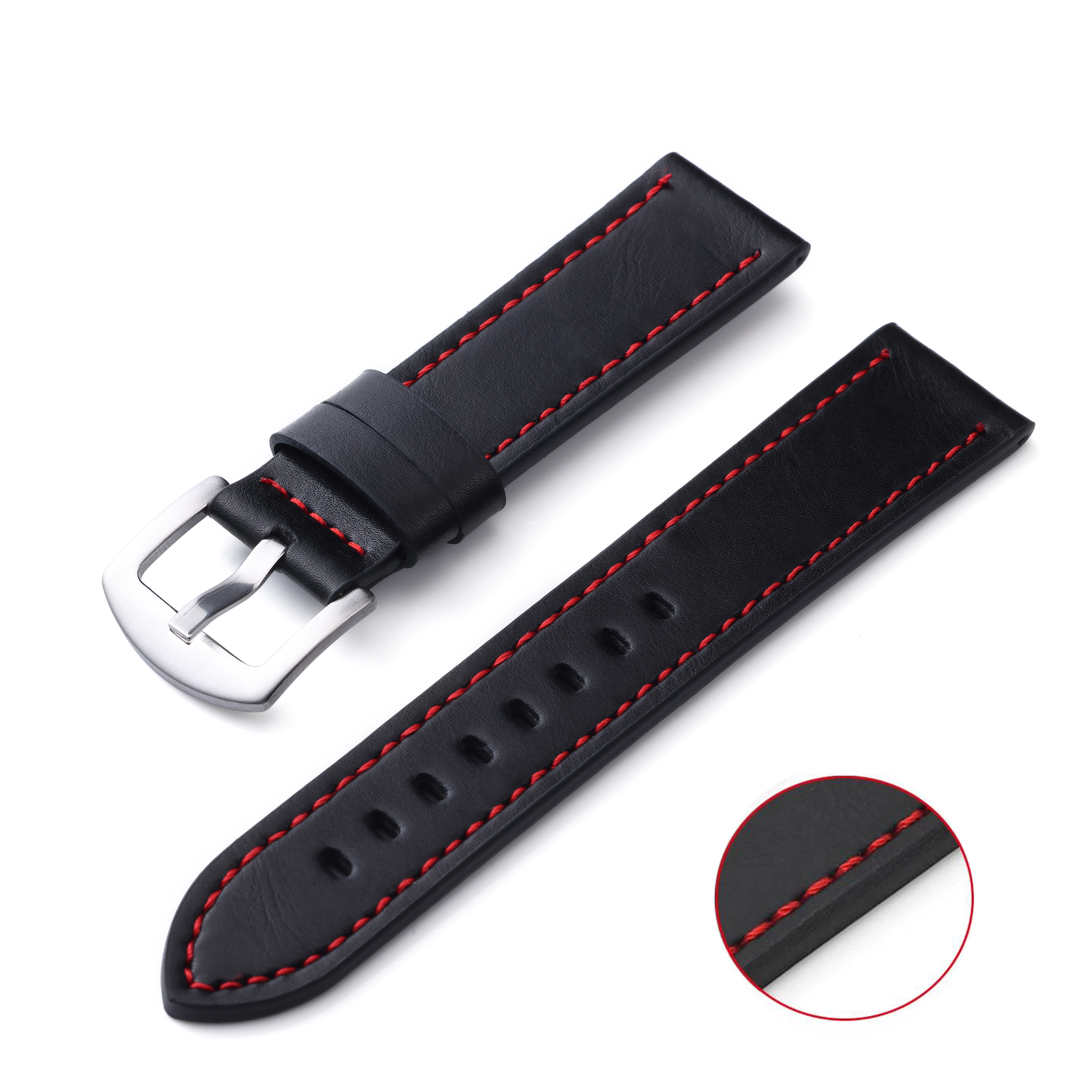 20mm 22mm Strap For Samsung Galaxy Watch 4 44mm 40mm 5 Pro Active 2 Gear S3 Leather Correa Bracelet for Amazfit GTS/2/2E/GTS2