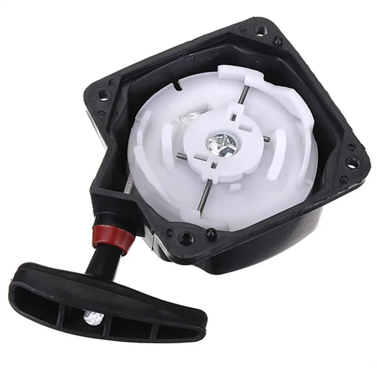 Universale Pullstart Recoil Pull Starter Decespugliatore Strimmer Start Parti del tosaerba Nero