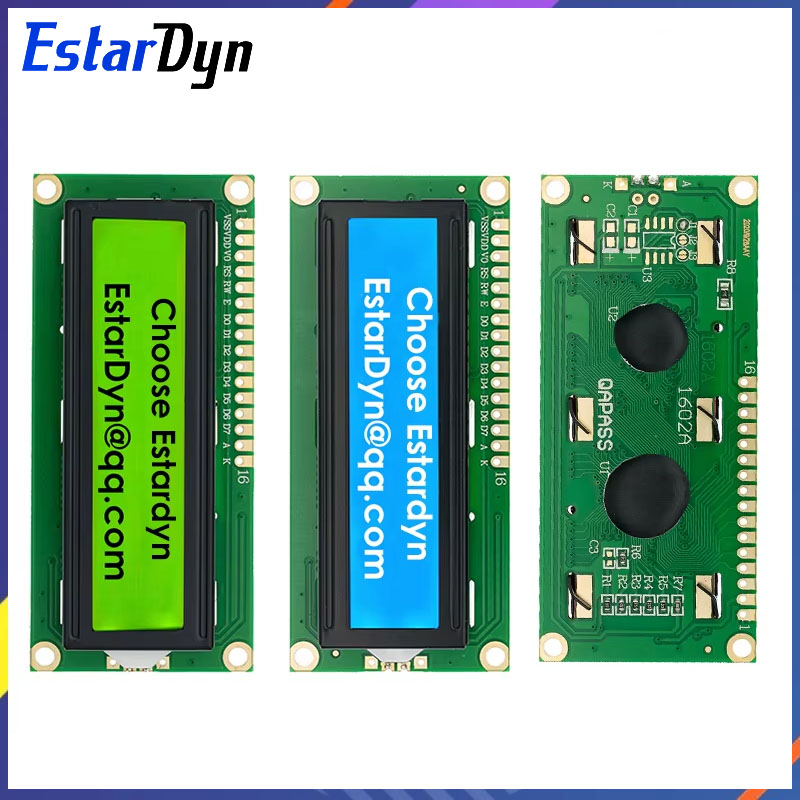 LCD1602 1602 LCD Module Blue / Yellow Green Screen 16x2 Character LCD Display PCF8574T PCF8574 IIC I2C Interface 5V for arduino