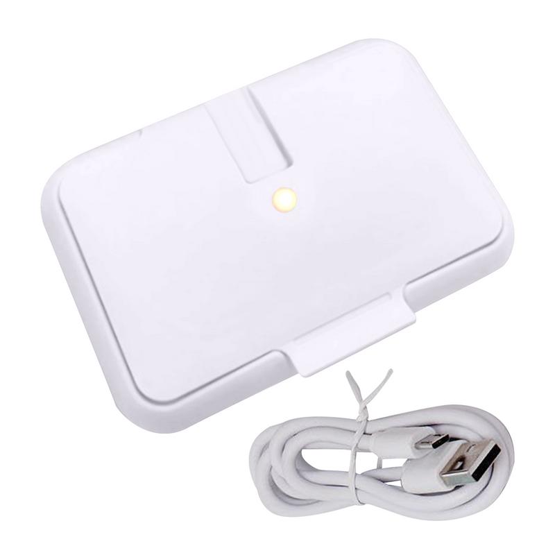 Aquecedor USB aquecedor para lenços umedecidos, mesmo aquecimento, dispensador para viagens, carro, casa, piquenique, camping