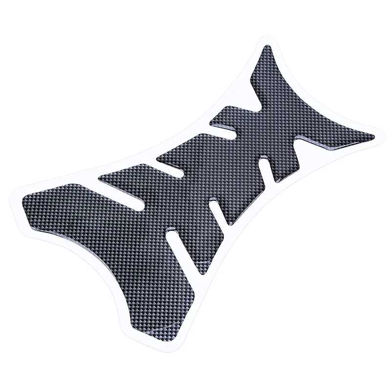 Moto stickers 3D Carbon Fiber Fishbone Stickers Car Motorcycle Tank Pad Tankpad Protector For Motorcycle Universal Fishbone
