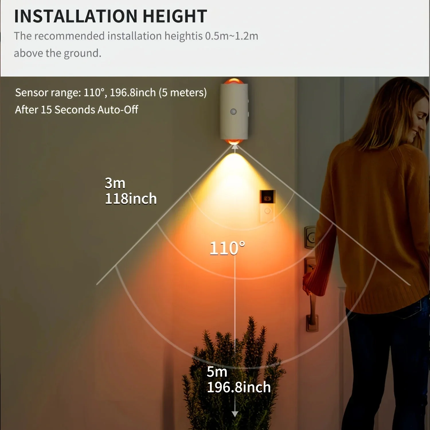 1/2/4 PCS Smart LED Nachtlicht mit Bewegungssensor USB wiederaufladbar RGB Gradient Ambient Wandlampe für Schlafzimmer Schreibtisch Schrank Dekor