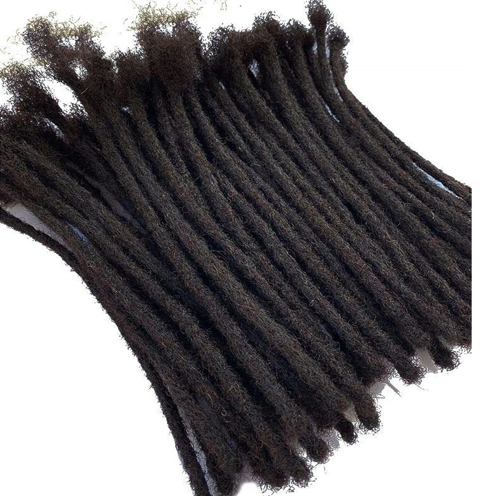 เส้นผมมนุษย์ dreadlocks ส่วนขยายของผู้หญิง/ผู้ชายเส้นผมมนุษย์แท้แบบบราซิลเลียน8-24นิ้ว