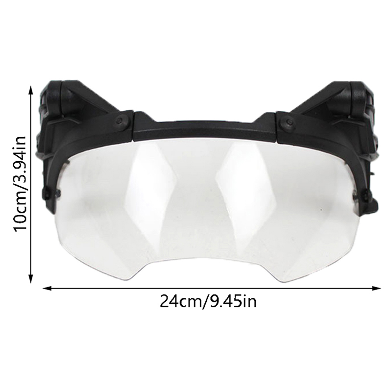 Adjustable Tactical Helmet Flip Goggles Airsoft Paintball FAST Helmet Windproof Anti Fog CS Wargame Goggles