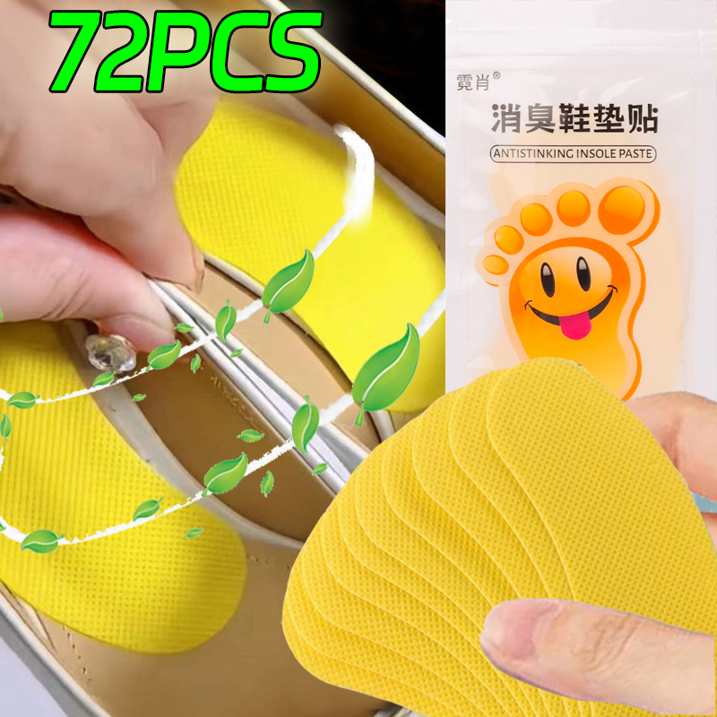 Schuhe Geruchsentferner Deodorant Patch Zitronengeschmack Fußgeruch Deodorants Sneaker Geruch Frische Einlegesohle Antitranspirant Fußpflege Aufkleber