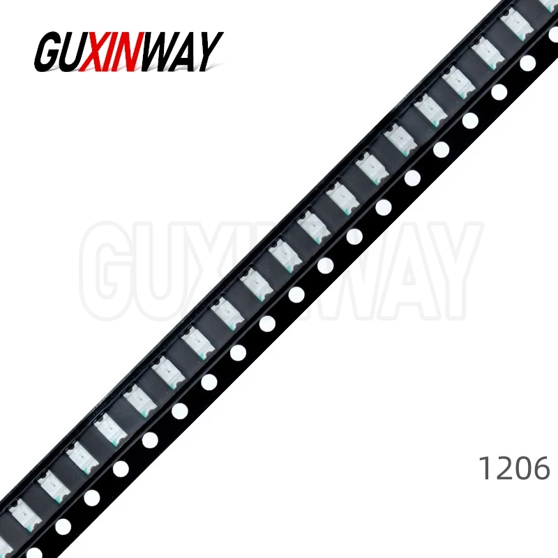 100 pz 0402 0603 0805 1206 smd led Rosso Giallo Verde Bianco Blu Arancione diodo emettitore di luce Acqua Trasparente LED Diodi luminosi Set