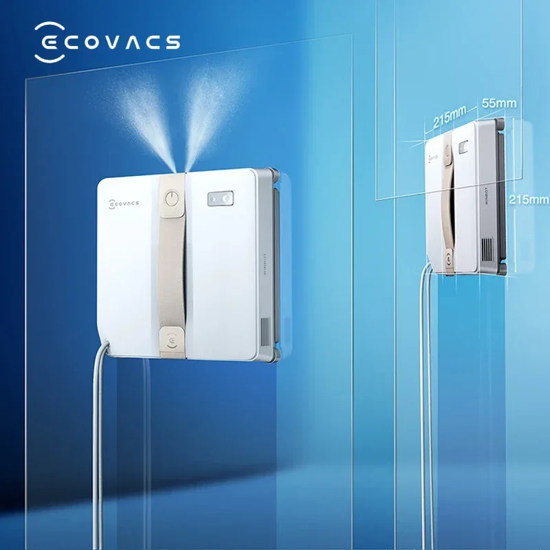 Оригинальный умный робот ECOVACS для мытья окон WINBOT AIR MINI, робот для мытья окон, 8000Pa, пылесос для стекла