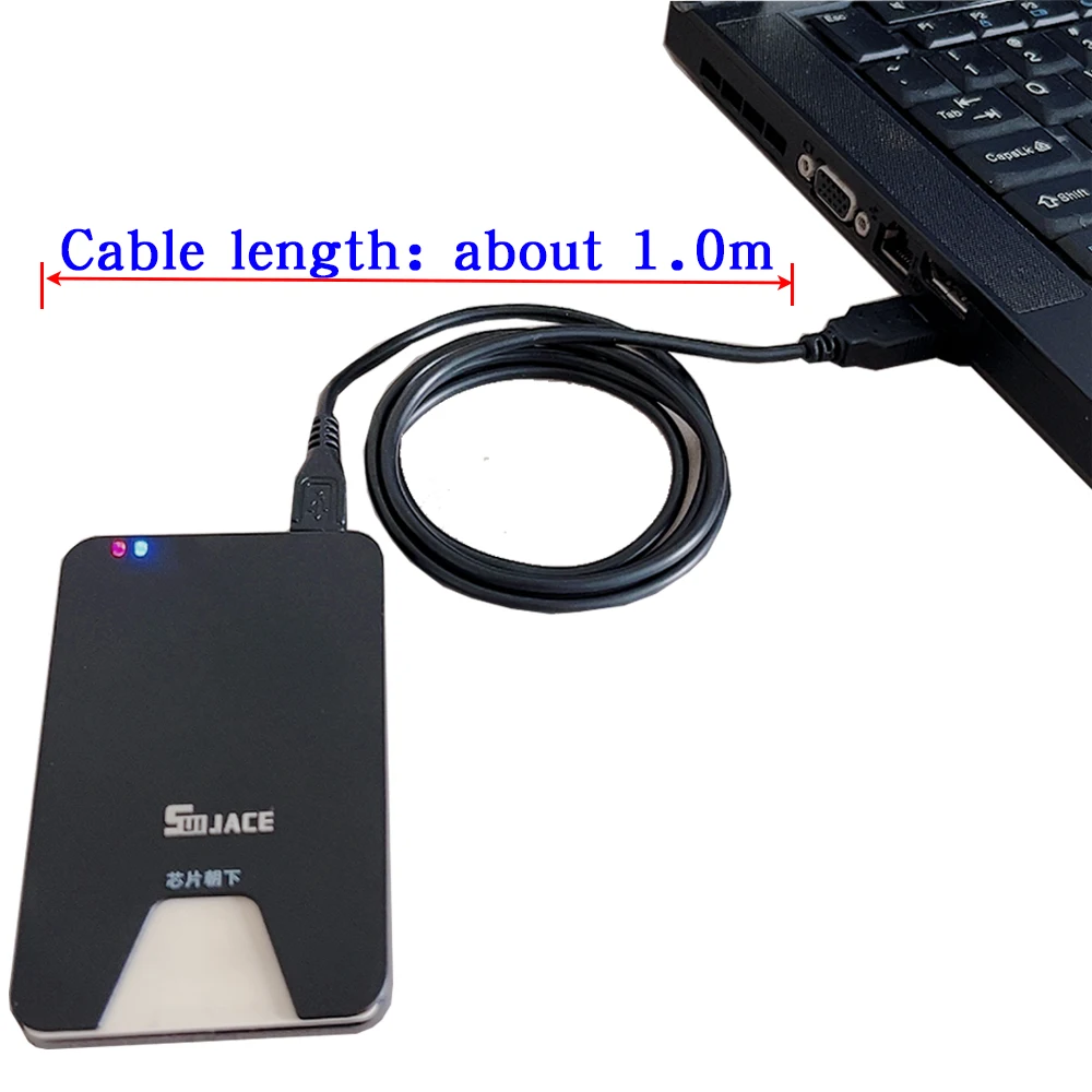 USB Smart Card Reader สําหรับ Bank Card IC/ID EMV card Reader สําหรับ Windows 8 10 USB-CCID ISO 7816 อิเล็กทรอนิกส์ Dni Reader สเปน Id Card