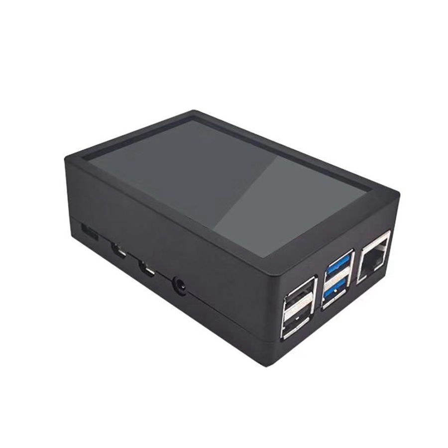 Dissipador de alumínio para Raspberry Pi 4, caixa Shell Case, instalação, ventilador legal, 4B
