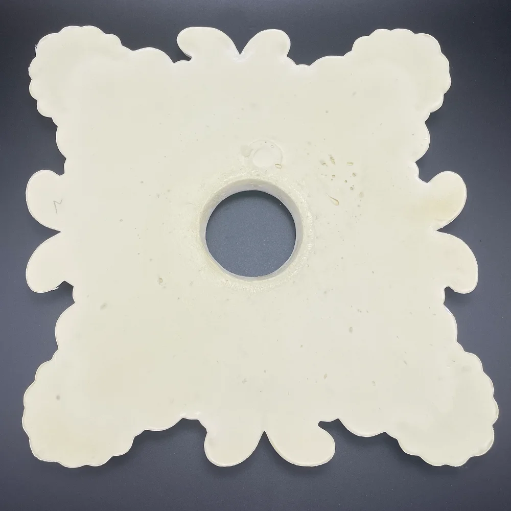 Lamp plate PU lines imitating plaster polyurethane foam material European large lamp base decoration American ceiling round plat