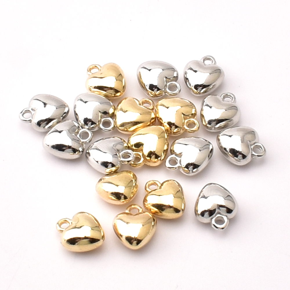20 unids/lote CCB colgante de amor material de accesorios DIY para fabricación de joyas