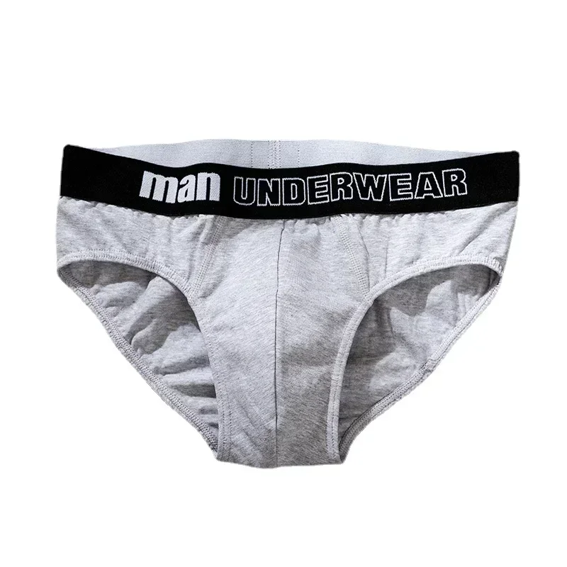 Ropa interior de algodón para hombre, marca Tide, algodón, cintura media, calzoncillos sueltos de alta elasticidad, ropa interior, pantalones transpirables de verano