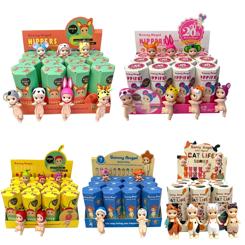 New Miniso Angel Blind Box 20th Anniversary Harvest Series Fruit and Vegetable Anime Figures Ornaments Dolls Fans Children Gift