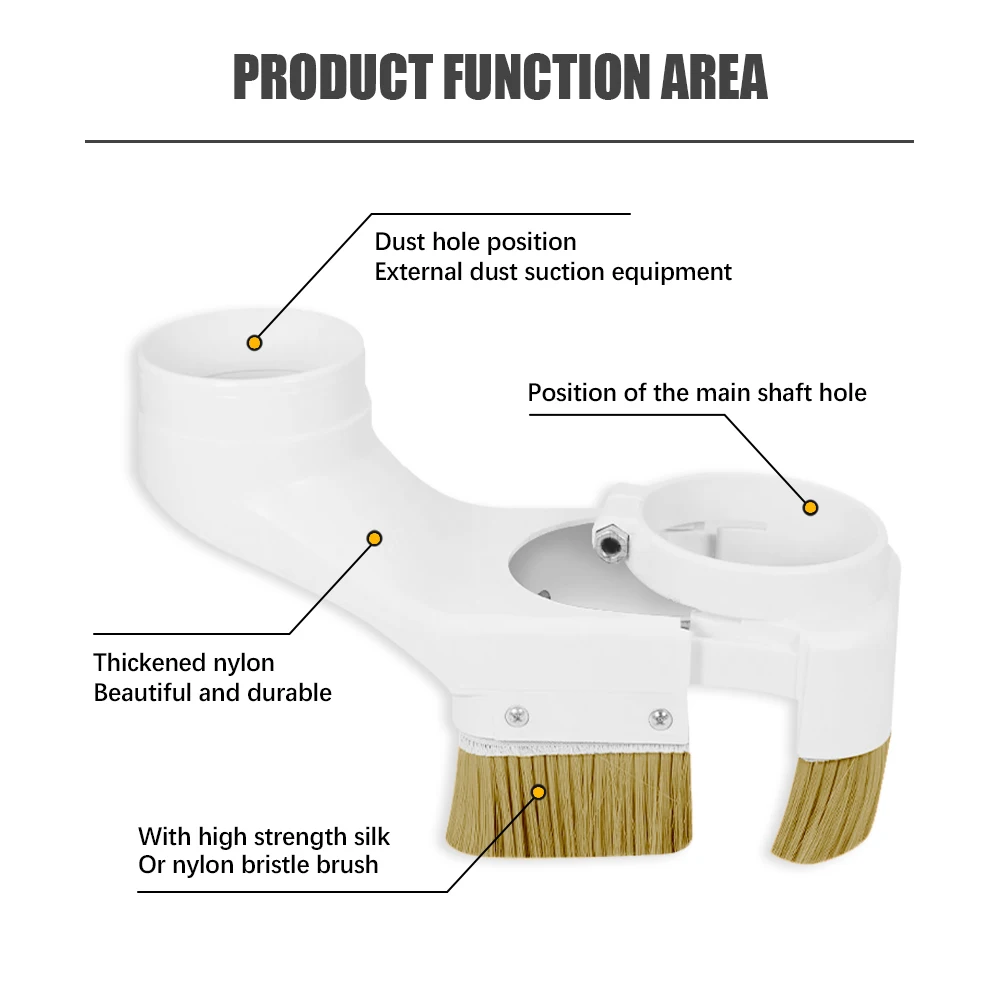 HLTNC 70/75/80/85/90/100 มม.แกนฝุ่นรองเท้าสะสมป้องกันฝุ่น BOOT Clearner สําหรับ CNC ไม้แกะสลัก Router เครื่อง