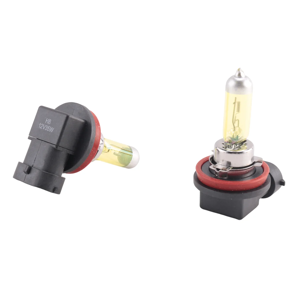 2x H8 35W Hyper Yellow HID Xenon Fog Light Headlight Lamp Halogen Bulb 2500K 12V